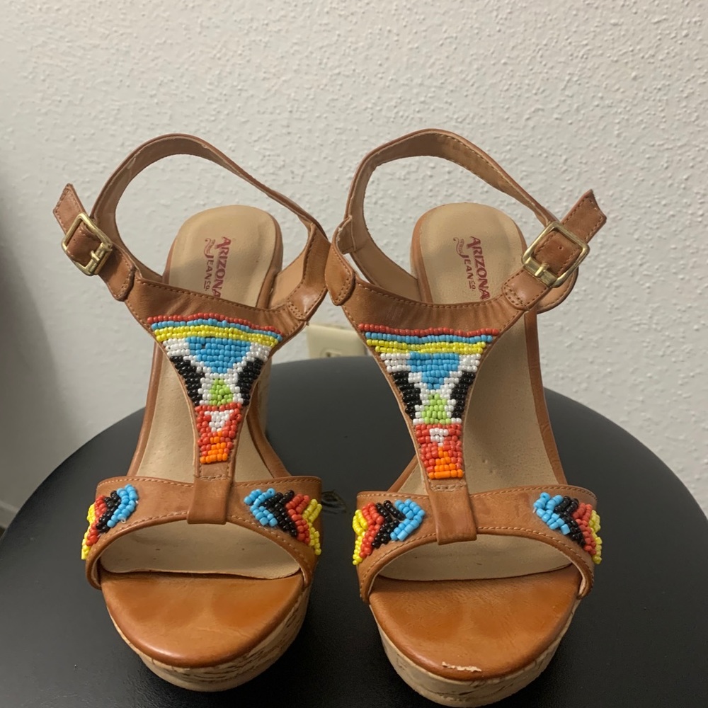 Wedged sandal
